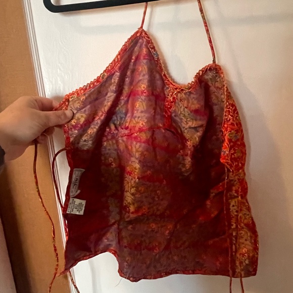 Red Halter Top - Picture 3 of 5